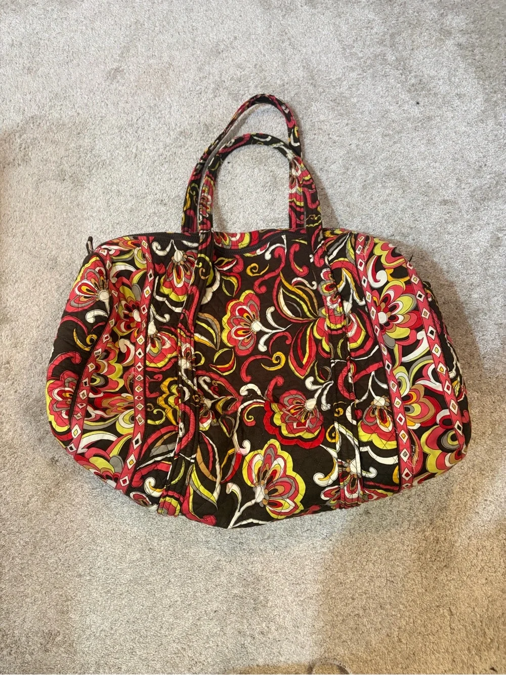 Vera Bradly Large Duffle Bag in Puccini
